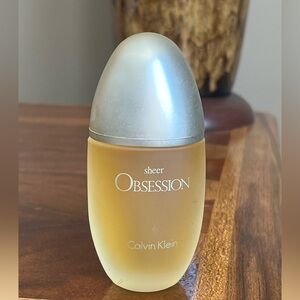 Vintage Calvin Klein Sheer Obsession Perfume - 1.7 ounce without box
